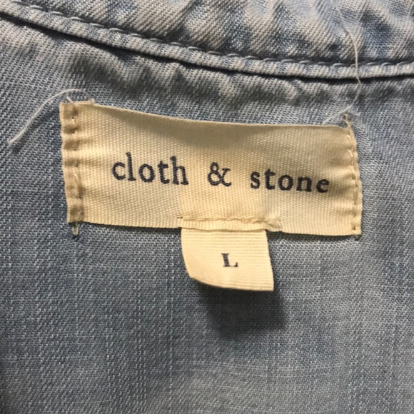 Cloth & Stone Denim top - Picture 2 of 2